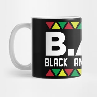 B.A.E. Black and Educated, African American, BLM, Black Pride Mug